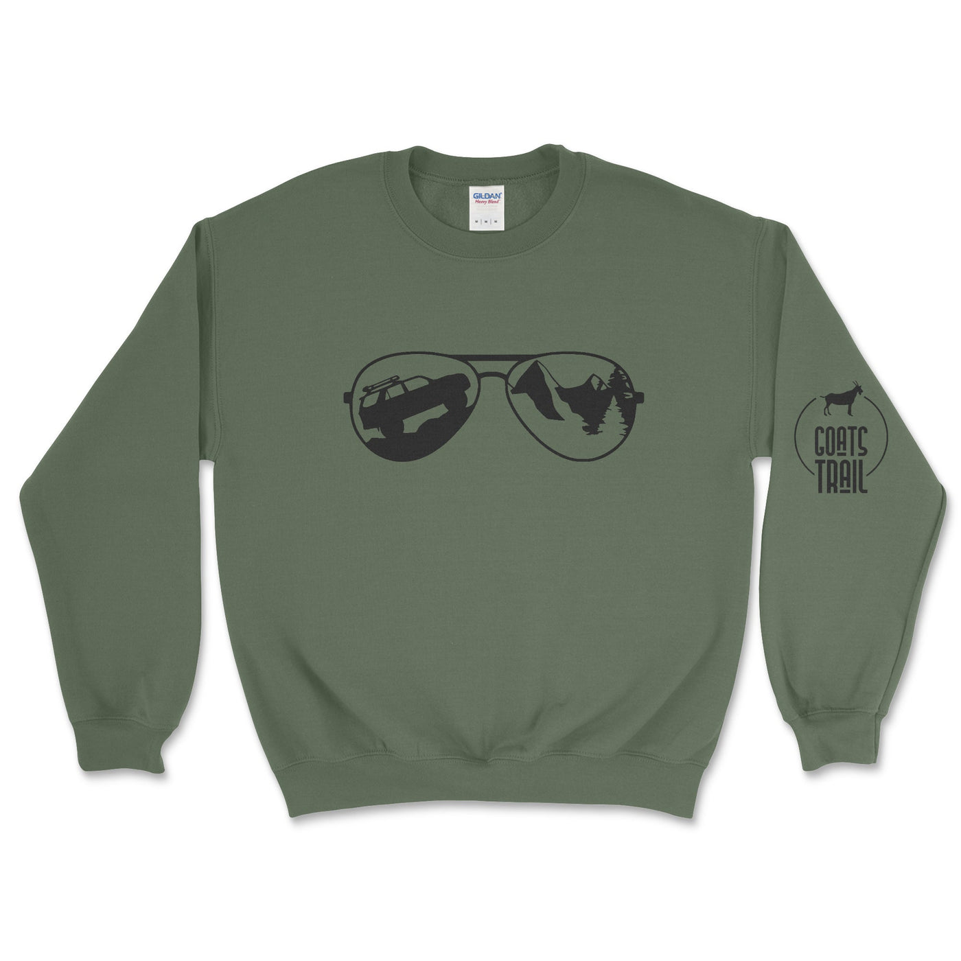 5th Generation Toyota 4Runner Aviator Offroad Crewneck - Goats Trail Off-Road Apparel Company