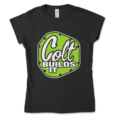 Colt Builds It Women's Fit Tee - Goats Trail Off-Road Apparel Company