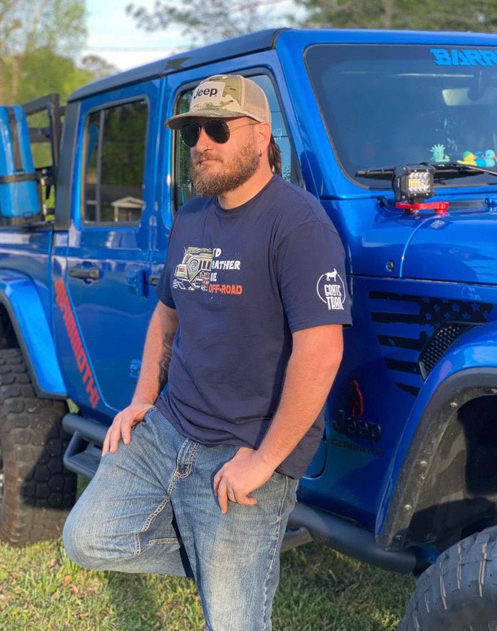 Big and Tall-I'd Rather Be Off Road Shirt - Goats Trail Off-Road Apparel Company
