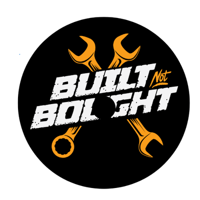 Built Not Bought Spare Tire Cover - Goats Trail Off-Road Apparel Company