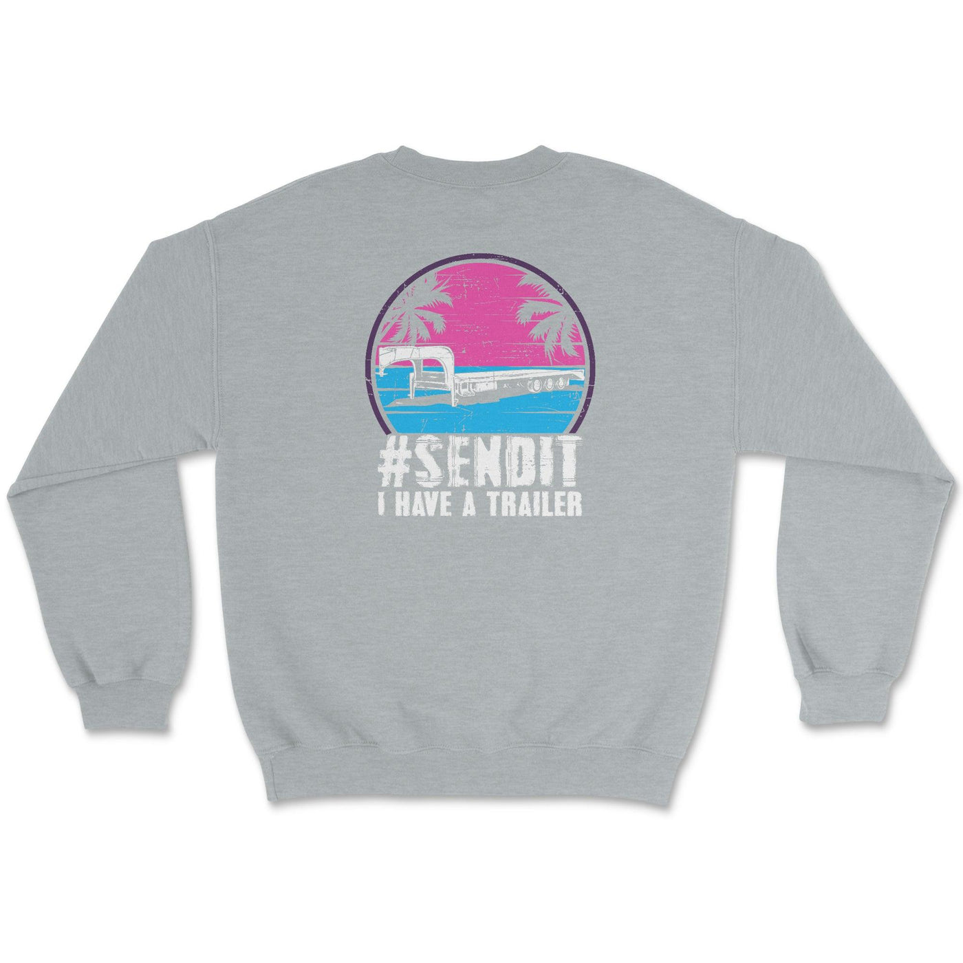 Crewneck Sweatshirt Retro 80's #SENDIT - Goats Trail