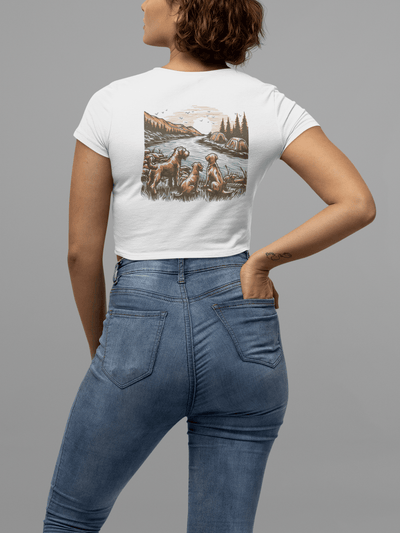 Life is Good Women's Crop Top - Goats Trail Off-Road Apparel Company