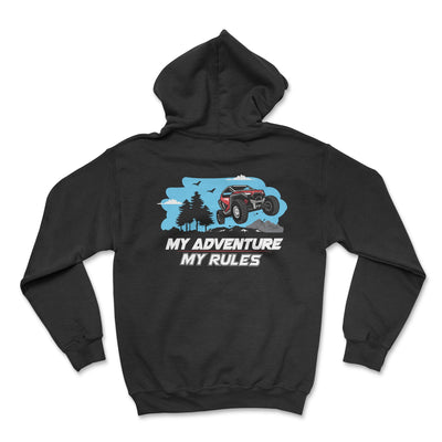 My Adventure SXS Zip-Up Hoodie - Goats Trail Off-Road Apparel Company