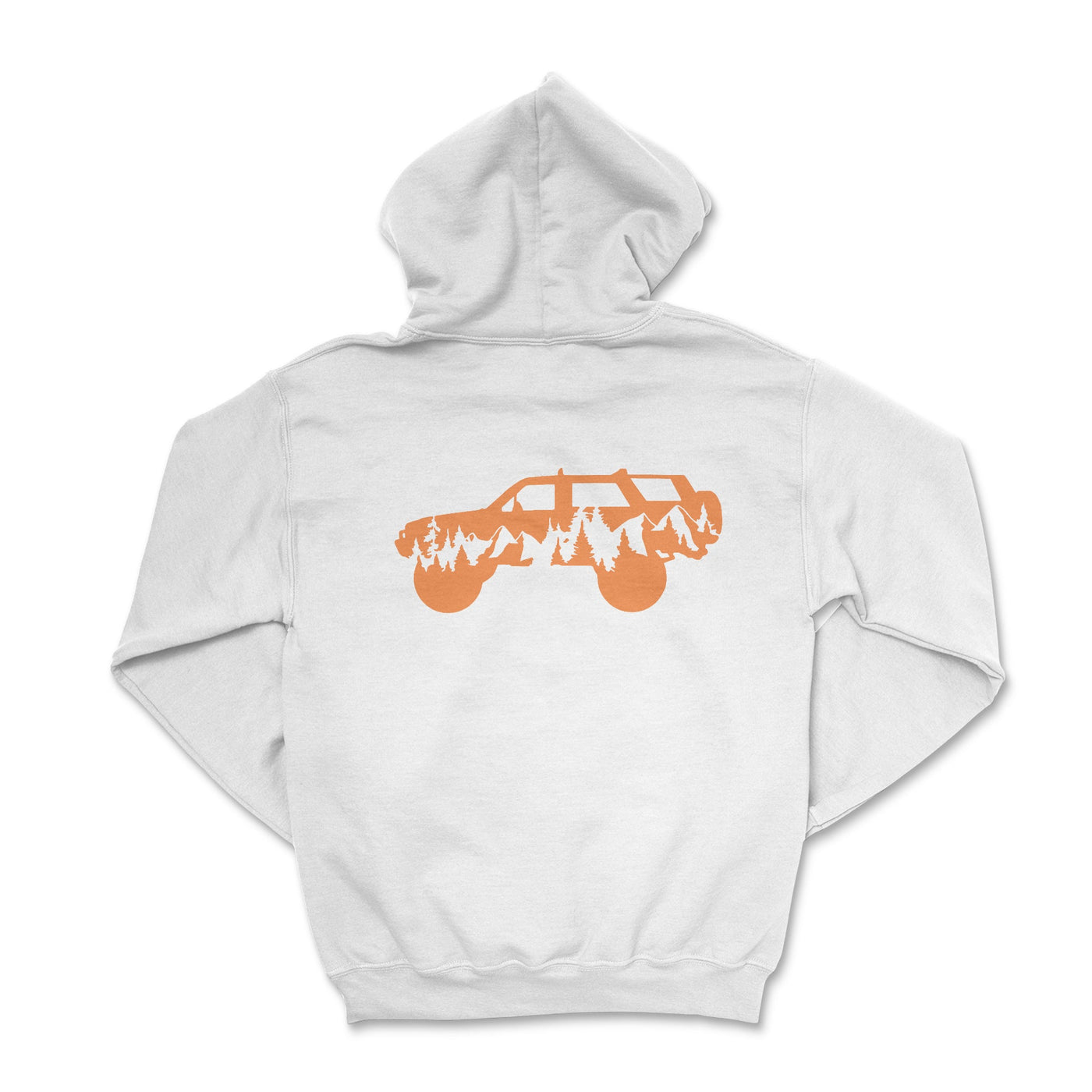 Orange 4Runner Hooded Sweatshirt - Goats Trail Off-Road Apparel Company