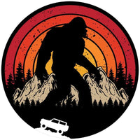 Sasquatch Retro Spare Tire Cover