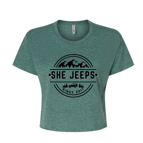She Jeeps Women's Crop Top - Goats Trail Off-Road Apparel Company