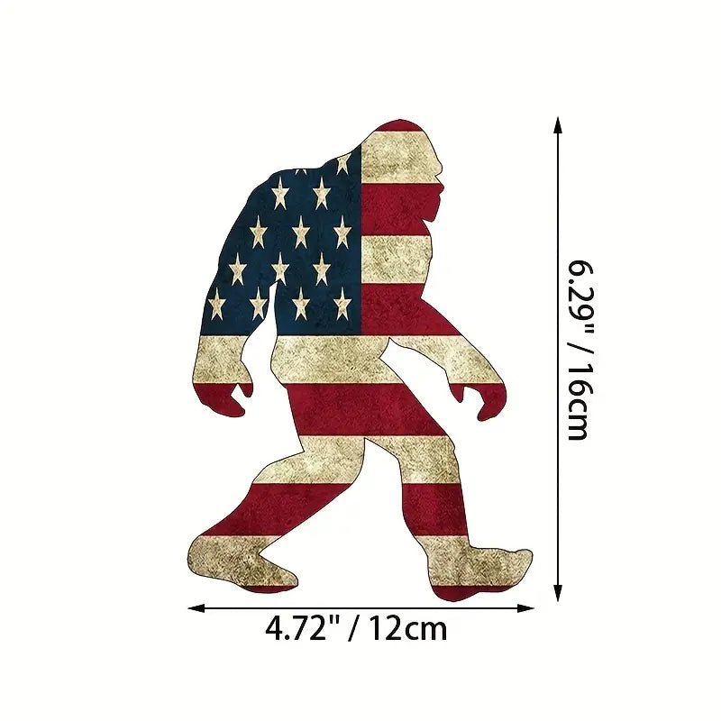 Tactical Flag Bigfoot Sticker/Decal - Goats Trail Off-Road Apparel Company