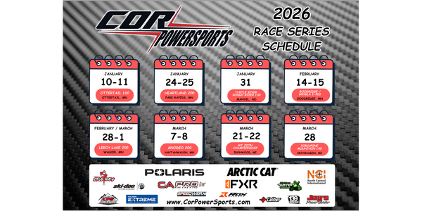 2026 Cor Powersports Snowmobile Schedule