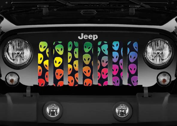 Aliens Rainbow Grille Insert