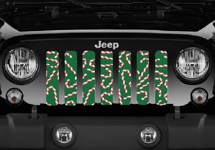 Christmas Themed Jeep Grille Inserts - Goats Trail Off-Road Apparel Company-Made in the USA