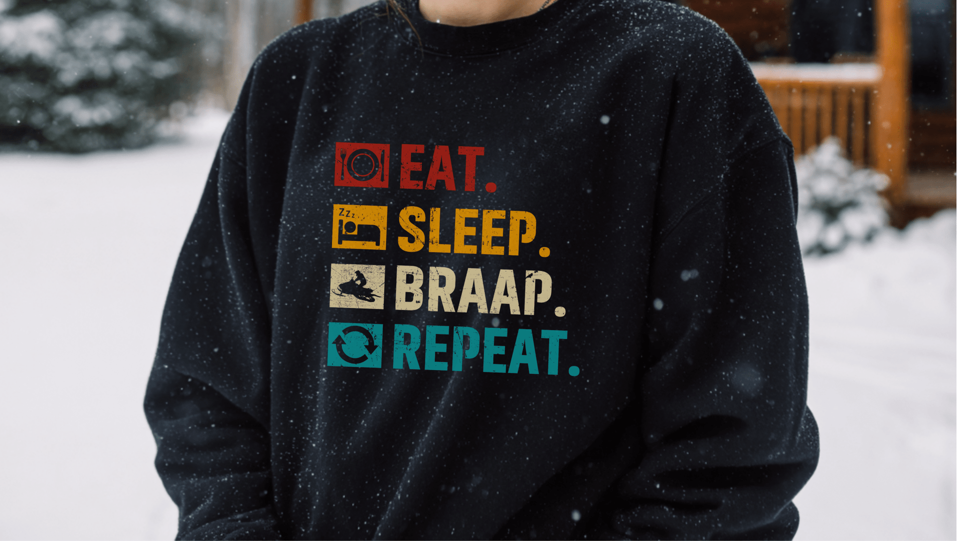 Goats Trail Snowmobile Sweatshirts - Goats Trail 