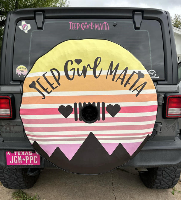 Jeep Girl Mafia Spare Tire Cover - Goats Trail Off-Road Apparel Company-Made in the USA