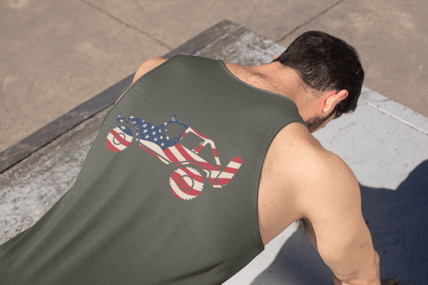 Jeep Men's Muscle Tank Tops - Goats Trail Off-Road Apparel Company -Jeep Men's Shirts