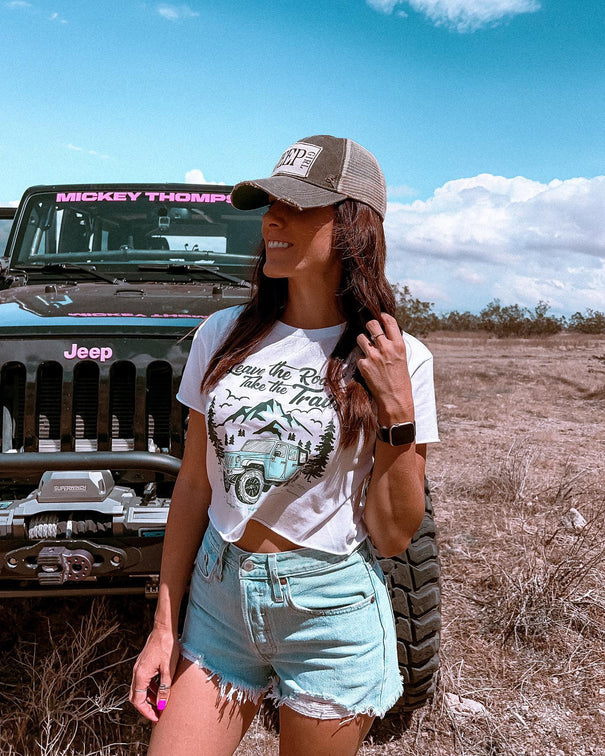 Jeep Women's Crop Tops - Goats Trail Off-Road Apparel Company -Jeep Clothing for Women