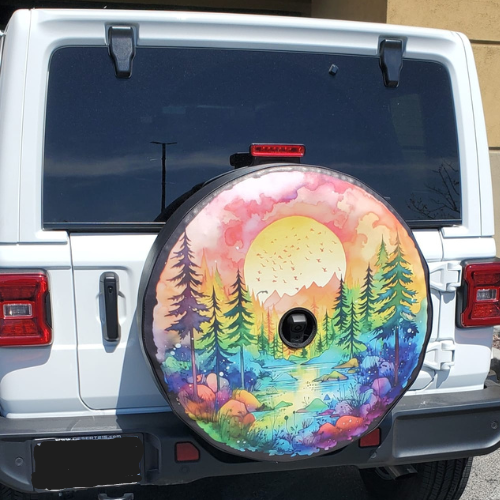 Landscape/Nature Spare Tire Cover - Goats Trail Off-Road Apparel Company