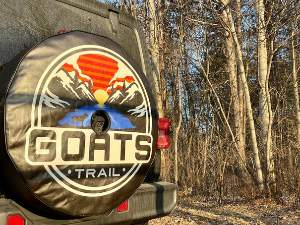 Off Road Themed Tire Cover - Goats Trail Off-Road Apparel Company-Made in the USA