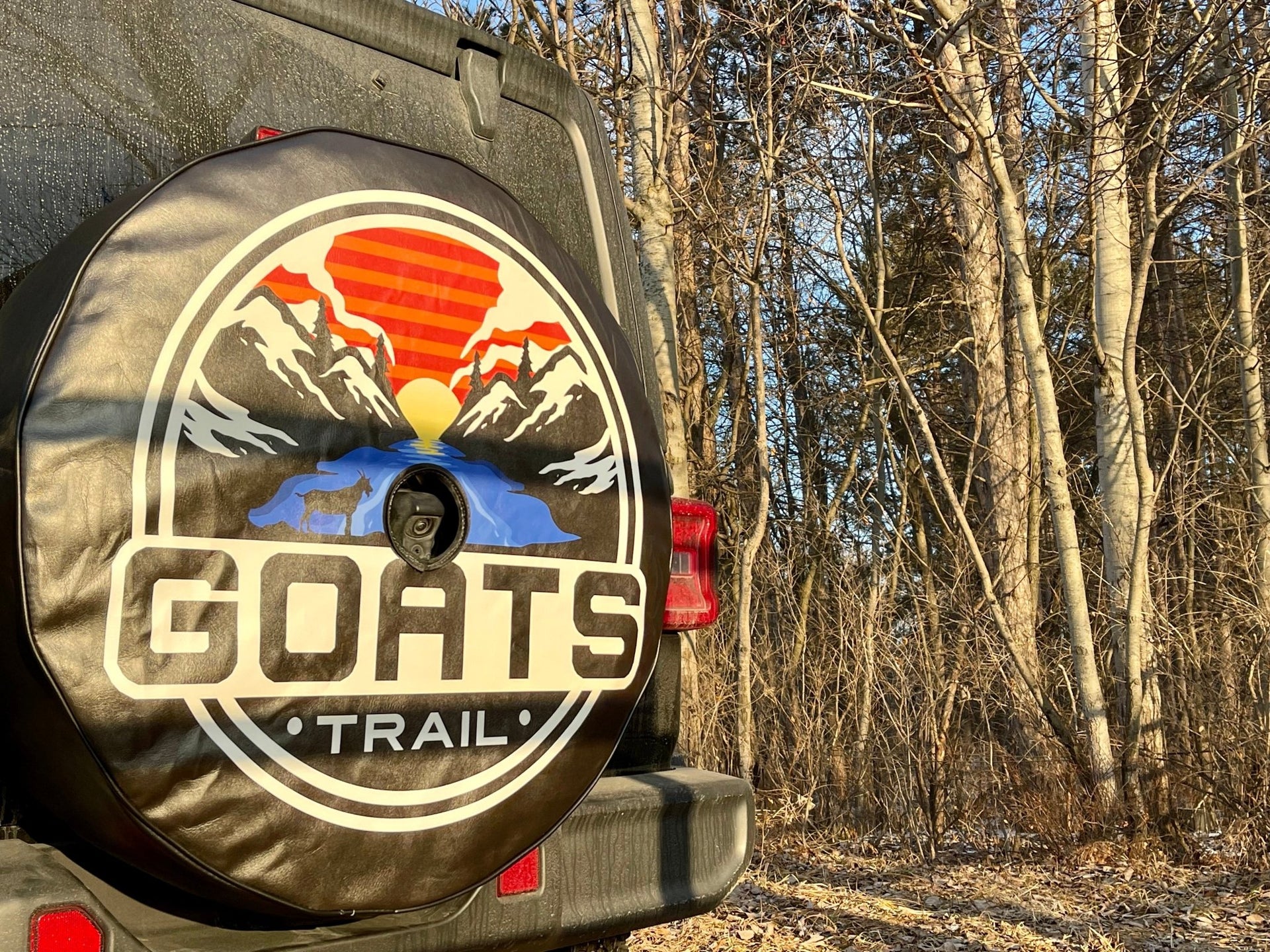 Off Road Themed Tire Cover - Goats Trail Off-Road Apparel Company-Made in the USA