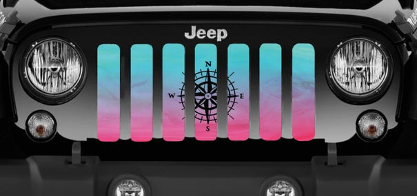Ombre Jeep Grille Inserts - Goats Trail Off-Road Apparel Company-Made in the USA