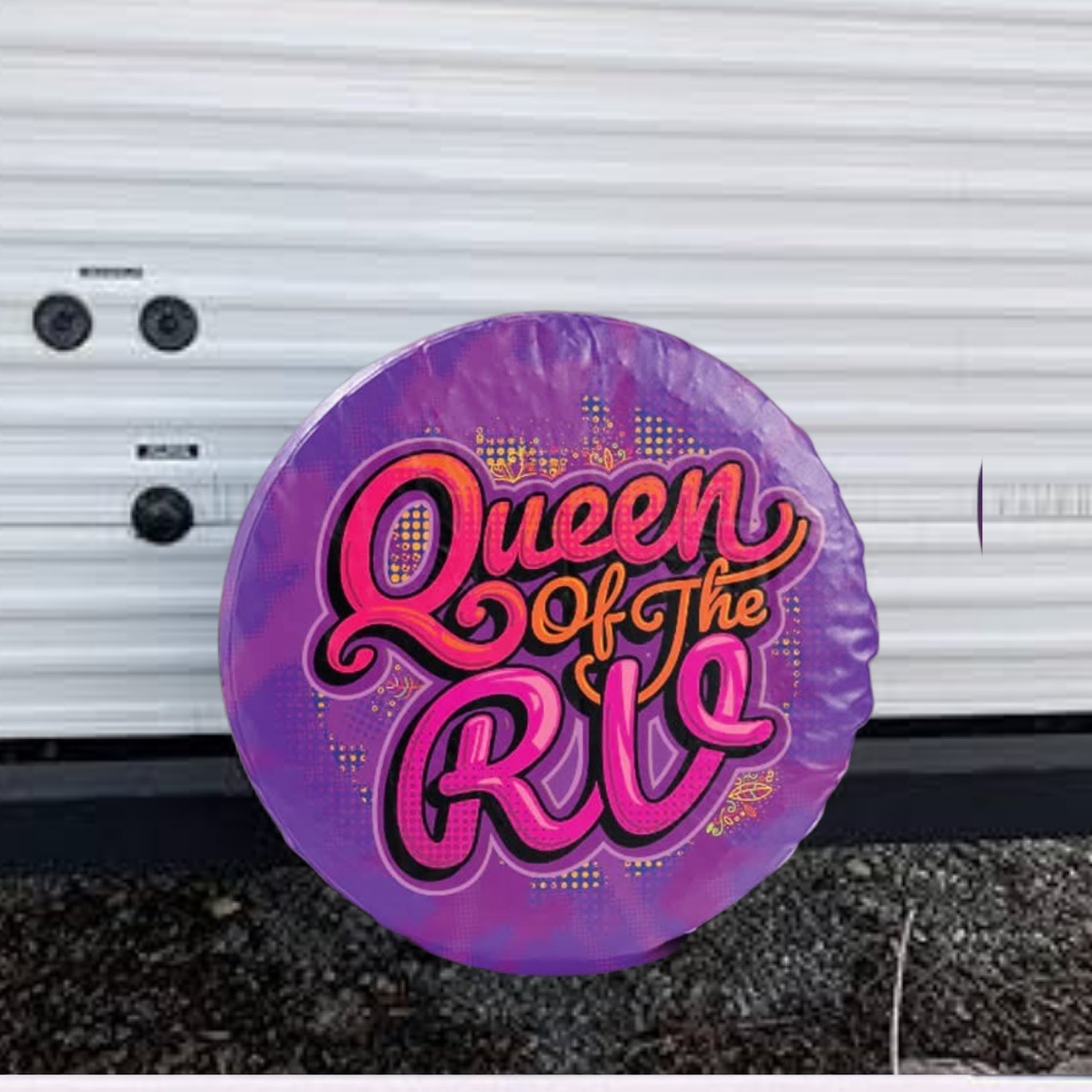 Queen of the RV-Spare Tire Cover