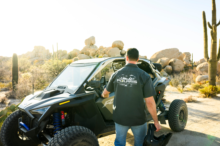 Polaris® Men's Dickies Tee Shirt-Goats Trail Off Road