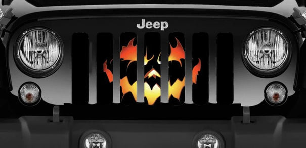 Spooky Themed Jeep Grille Insert - Goats Trail Off-Road Apparel Company
