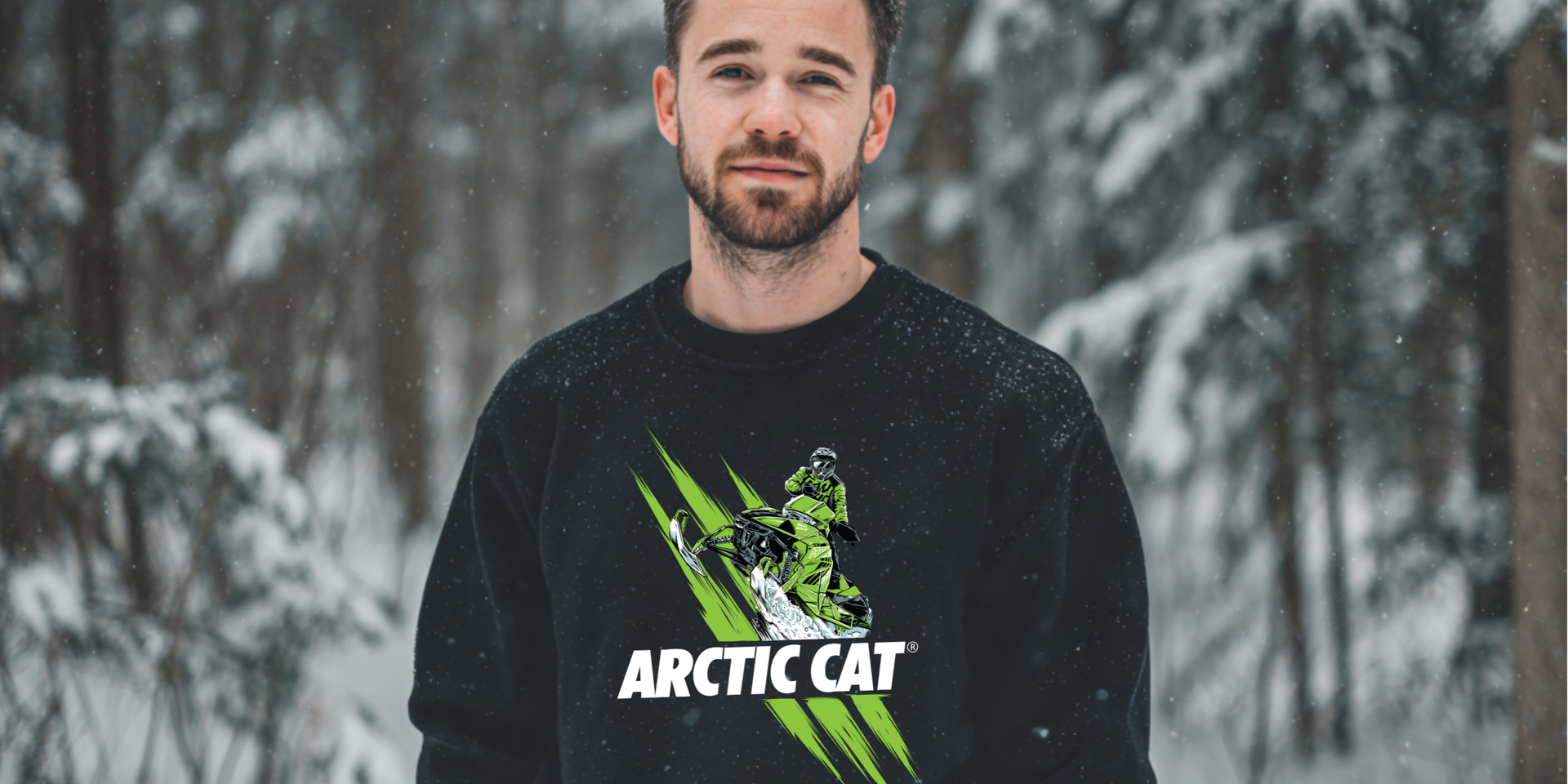 Arctic Cat Snowmobile Crewneck Sweatshirt