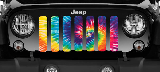Tye-Dye Jeep Grille Inserts - Goats Trail Off-Road Apparel Company-Made in the USA