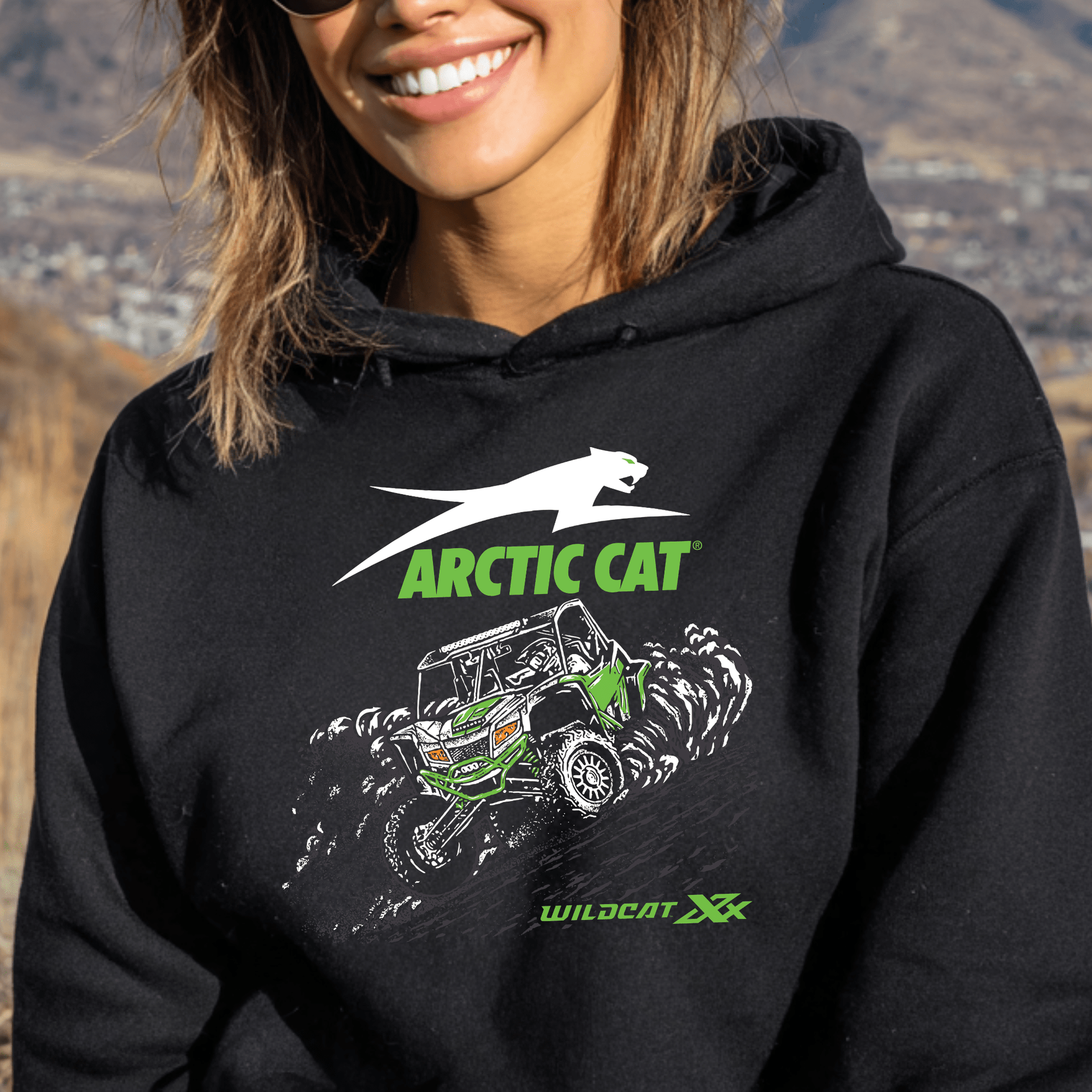 Women's Arctic Cat Off Road Hoodies - Goats Trail 