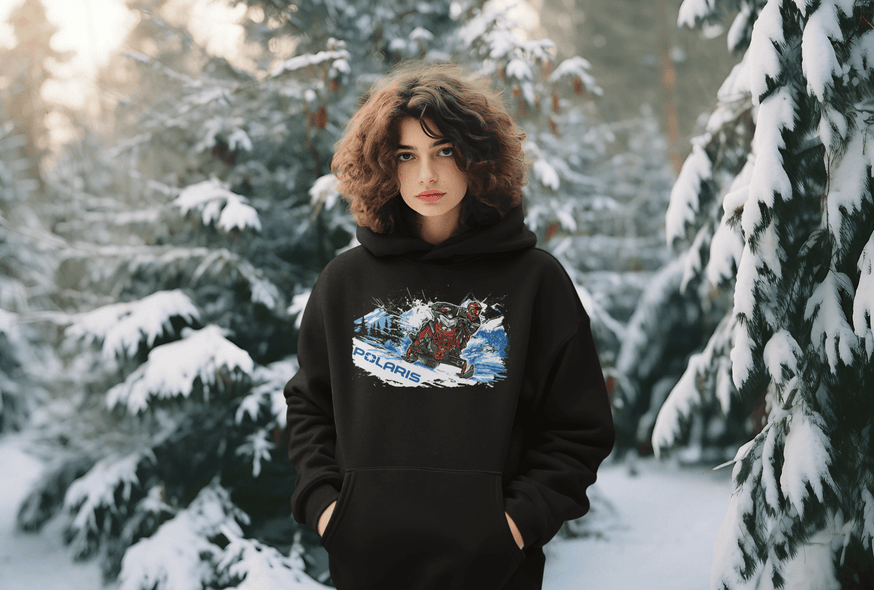 Women's Polaris Snowmobile Hoodies - Goats Trail 