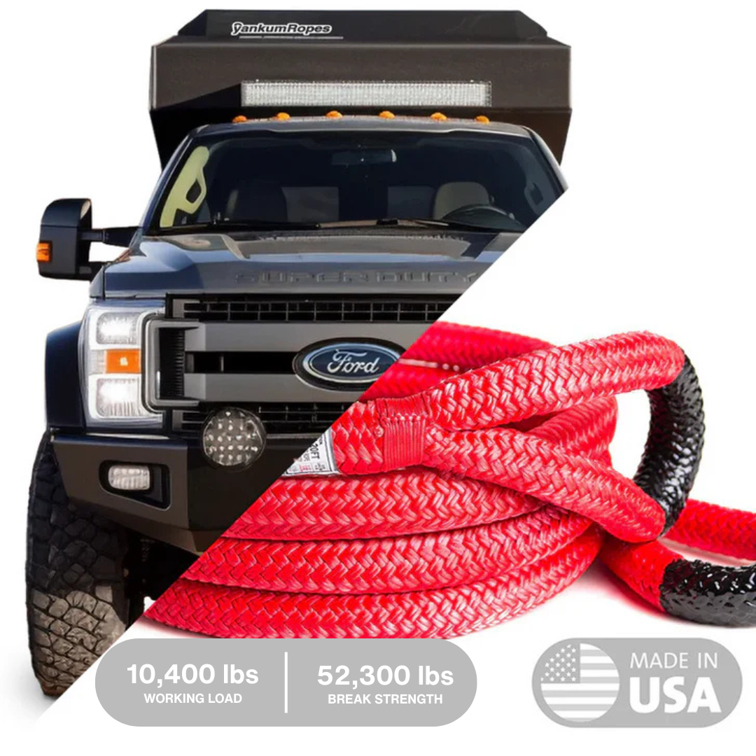 Hi-Vis Kinetic Recovery Rope