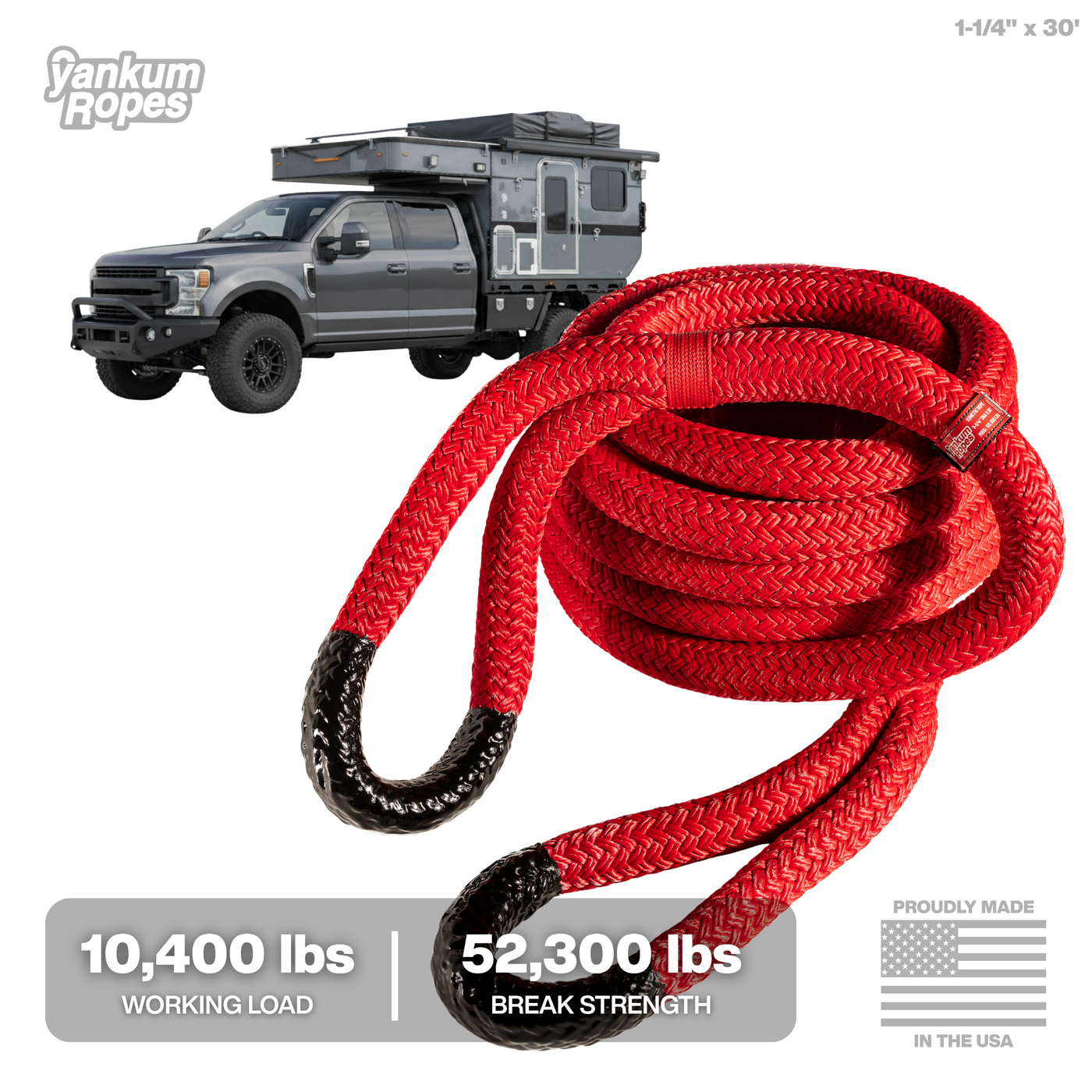 Heavy Duty Kinetic Rope 1-1/4" x 30