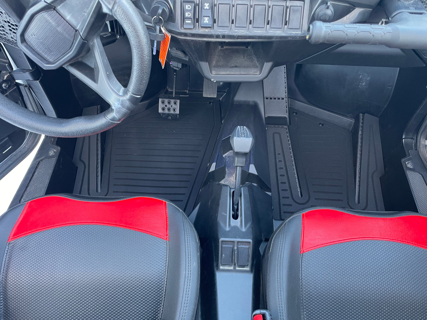 Aftermarket UTV Rubber Floor Mats-Polaris RZR XP 1000