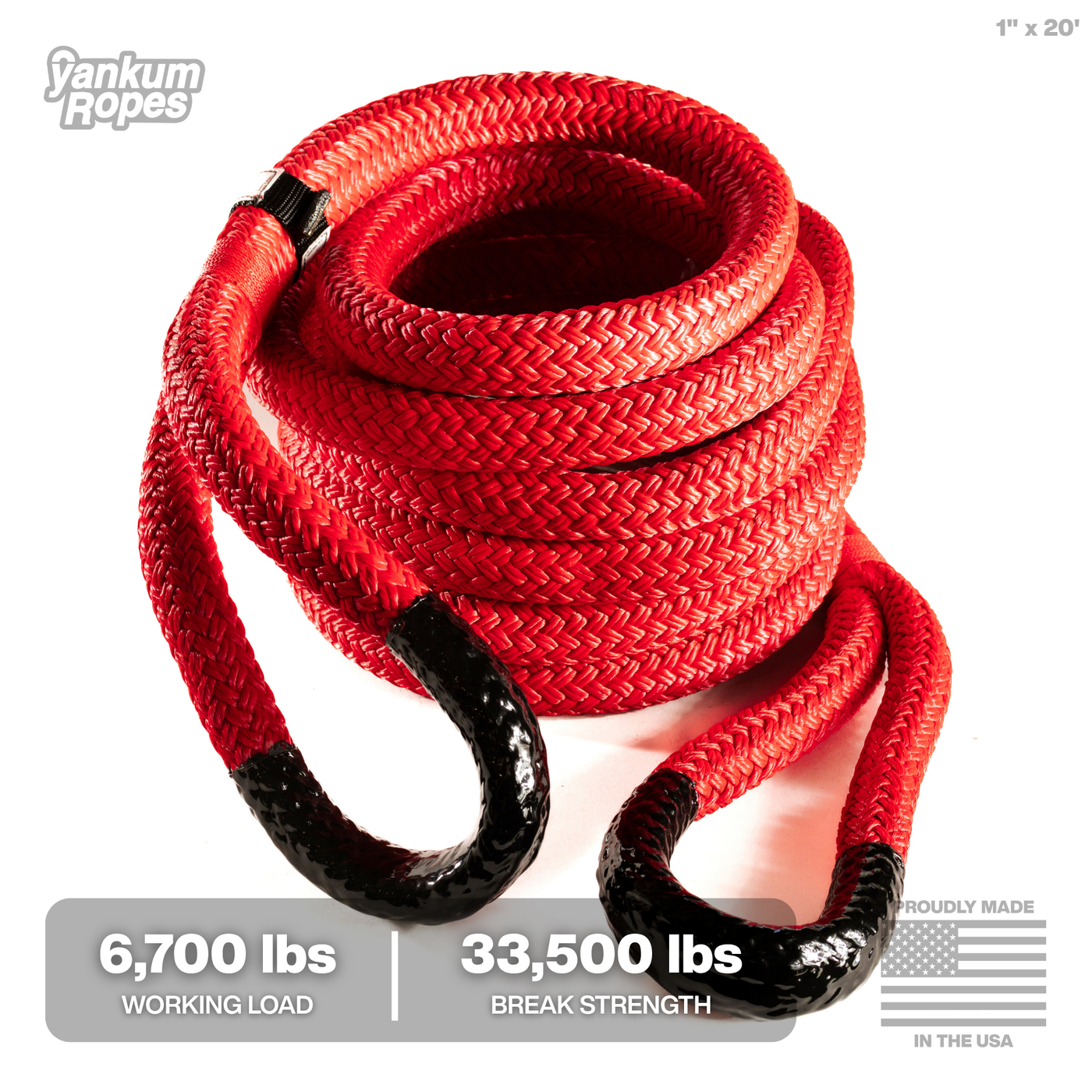 Heavy Duty Kinetic Rope 1" x 20