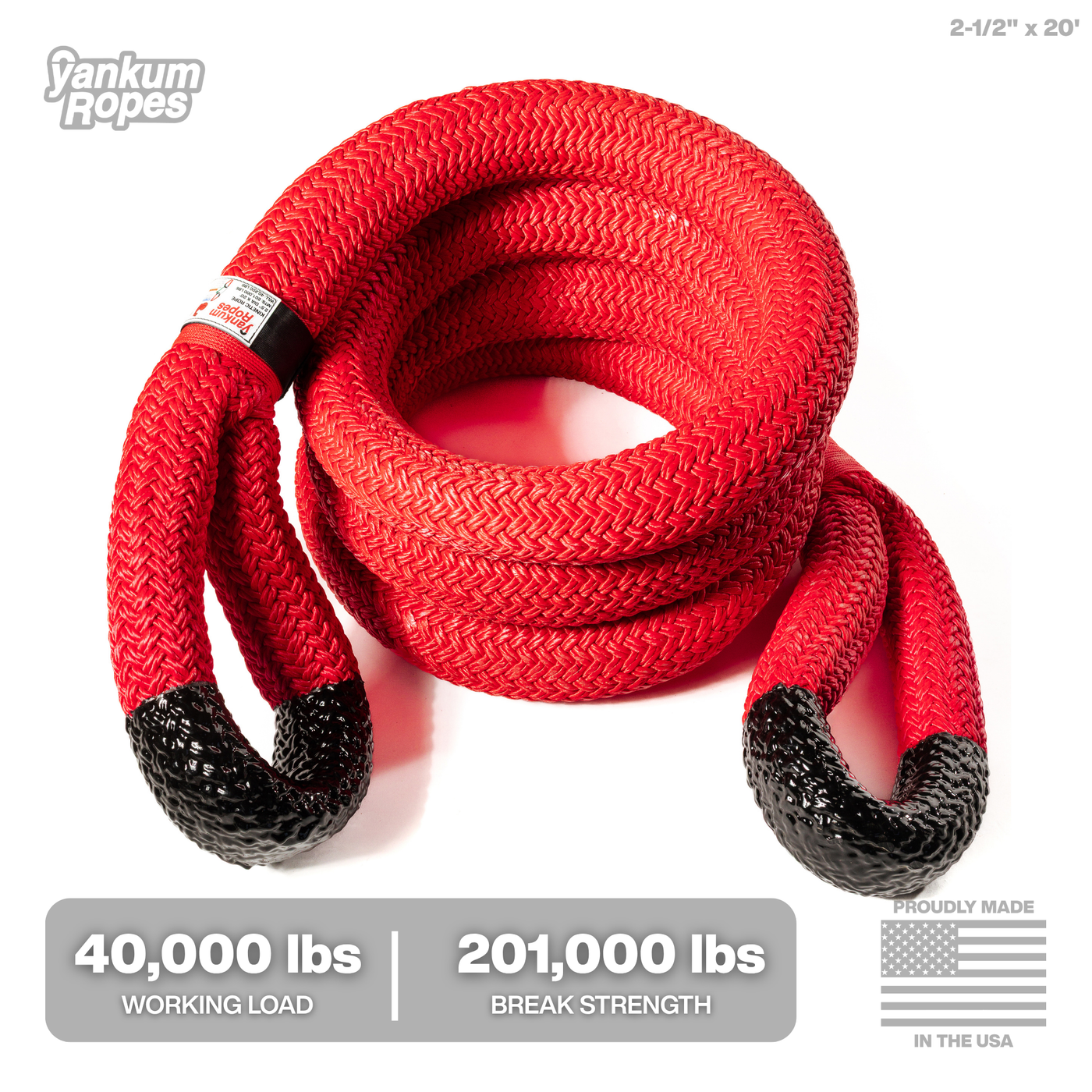 Heavy Duty Kinetic Rope 2-1/2" x 20