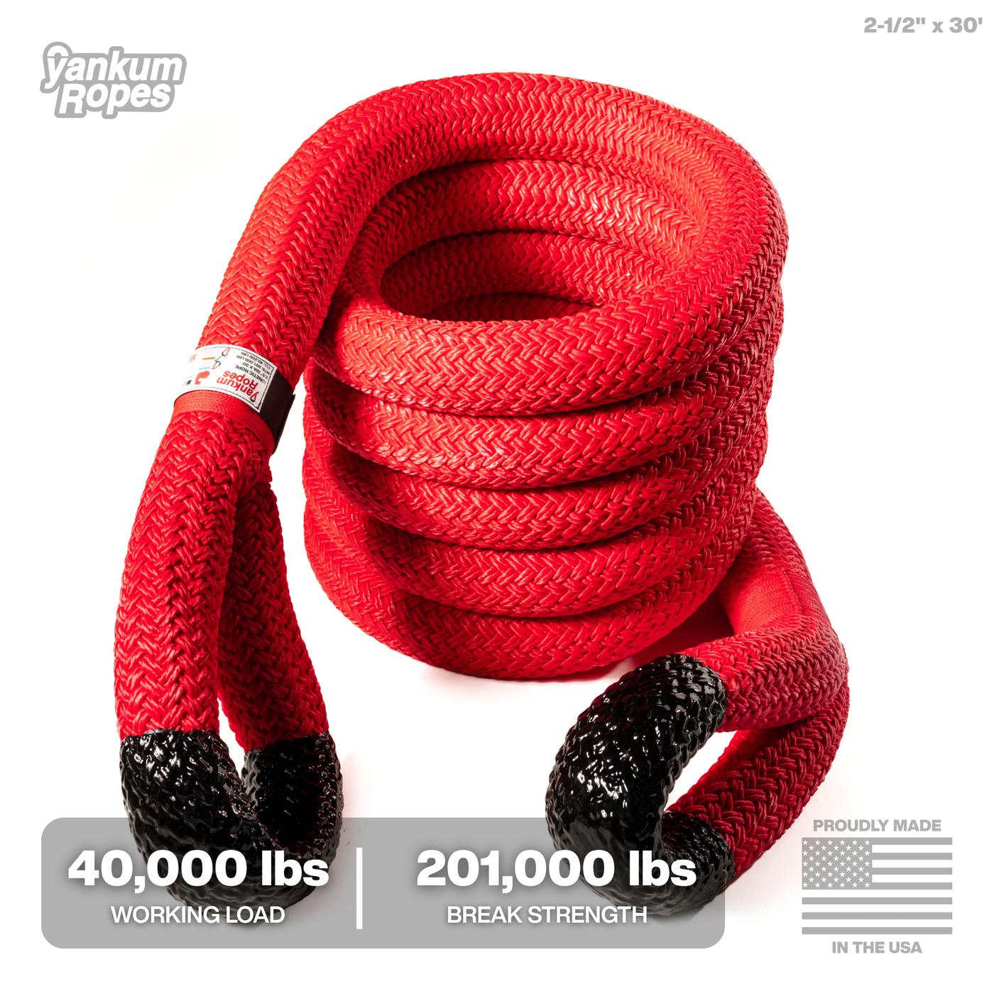 Heavy Duty Kinetic Rope 2-1/2" x 30