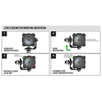 24 - 25 Toyota Tacoma Backup Light Mount & FLEX ERA Light Bundle - Goats Trail