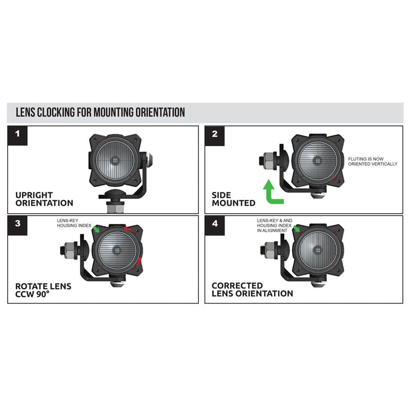 24 - 25 Toyota Tacoma Backup Light Mount & FLEX ERA Light Bundle - Goats Trail