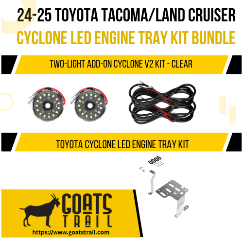 24 - 25 Toyota Tacoma/Land Cruiser Cyclone LED Engine Bundle - Goats Trail