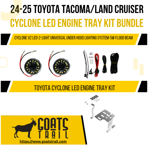 24 - 25 Toyota Tacoma/Land Cruiser Cyclone LED Engine Bundle - Goats Trail