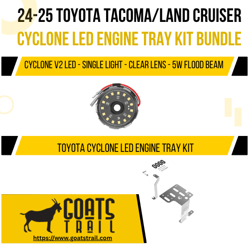 24 - 25 Toyota Tacoma/Land Cruiser Cyclone LED Engine Bundle - Goats Trail