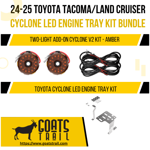 24 - 25 Toyota Tacoma/Land Cruiser Cyclone LED Engine Bundle - Goats Trail