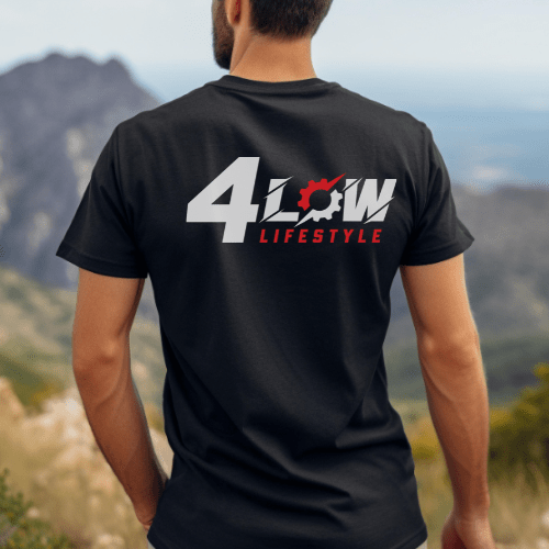 4 Low Lifestyle Tee Shirt - Adventure Ready - Goats Trail Off - Road Apparel Company