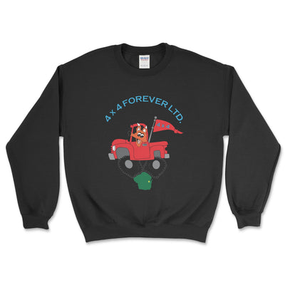 4 x 4 Forever Retro Sweatshirt - Goats Trail Off - Road Apparel Company