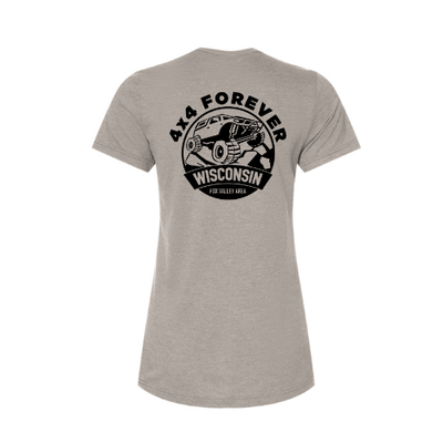 4 x 4 Forever Women's Tee Shirt - Goats Trail Off - Road Apparel Company