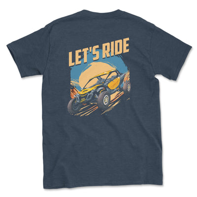4 x 4 Offroad Tee Shirt-Let's Ride SXS - Goats Trail Off-Road Apparel Company