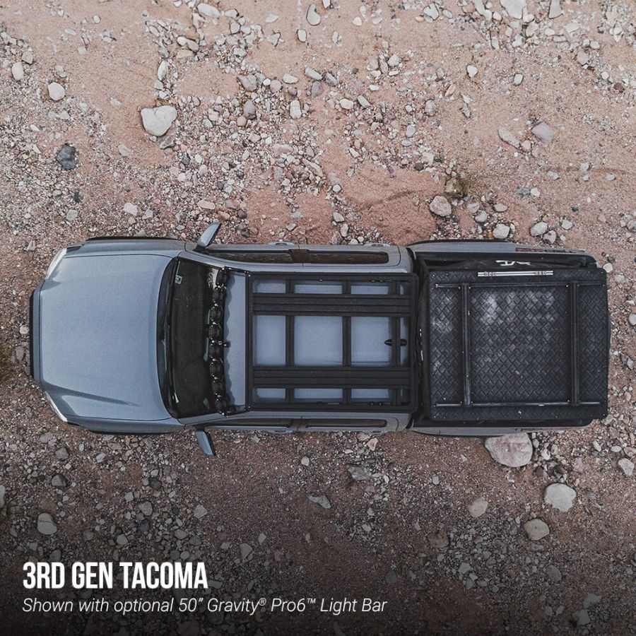 50" Gravity Pro6 Light Bar 3rd Gen Tacoma Roof Rack