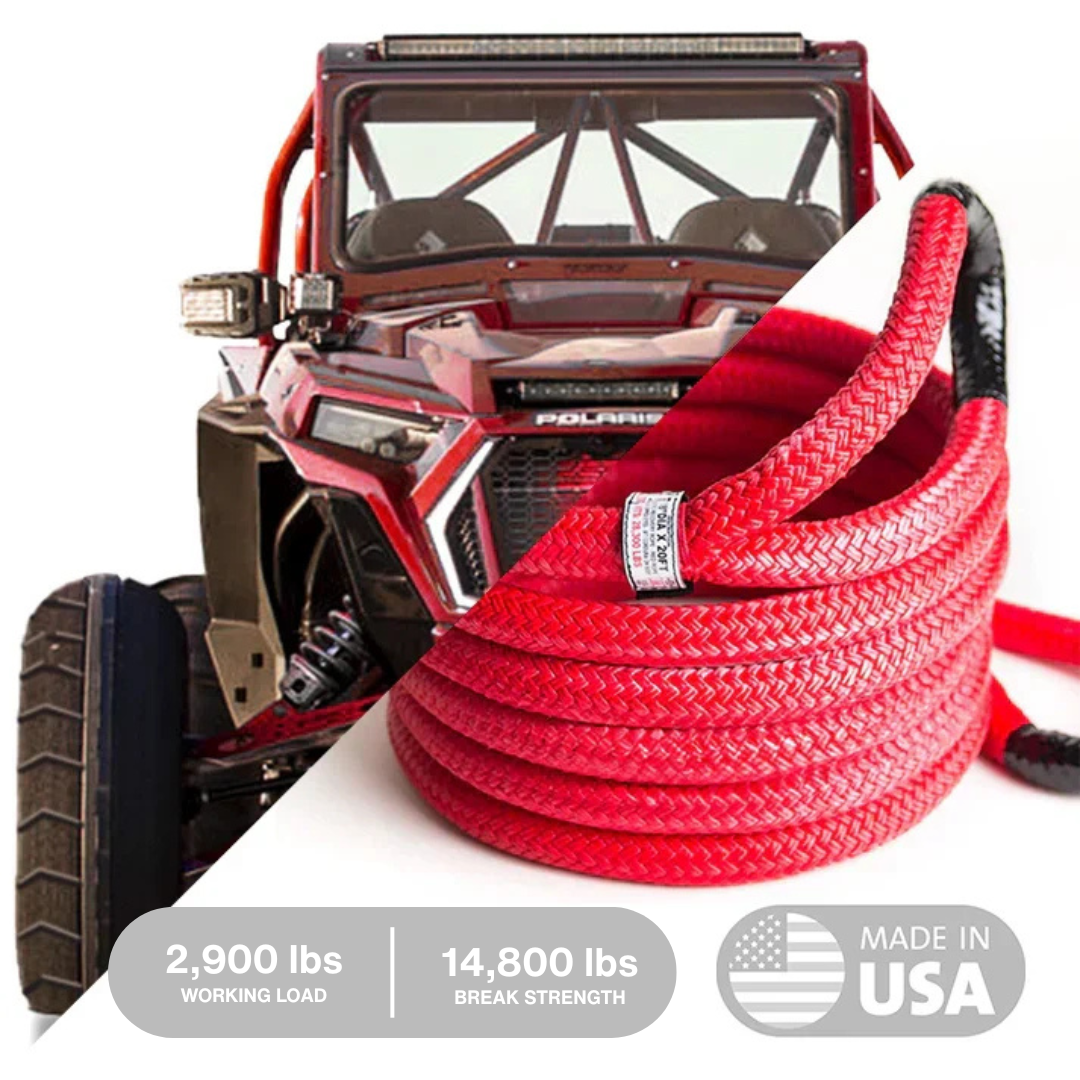 Hi-Vis Kinetic Recovery Rope