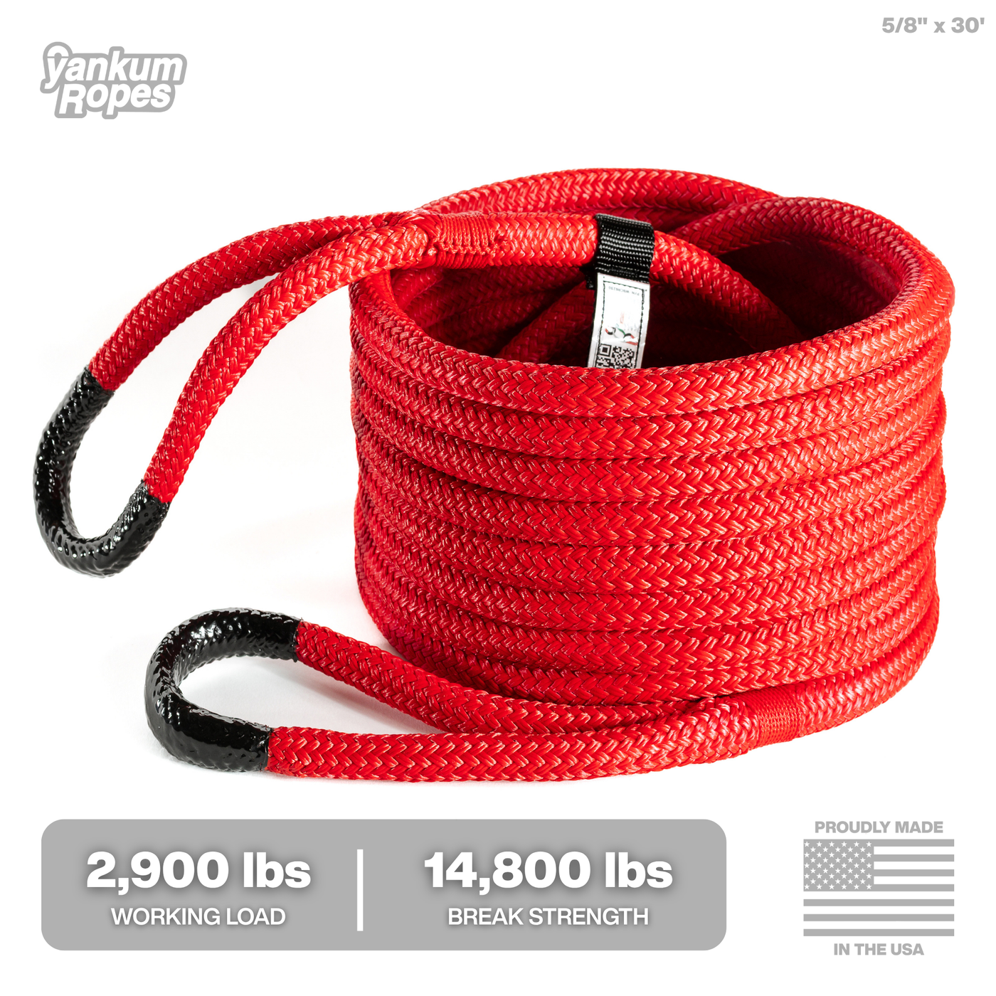 Heavy Duty Kinetic Rope 5/8" x 30