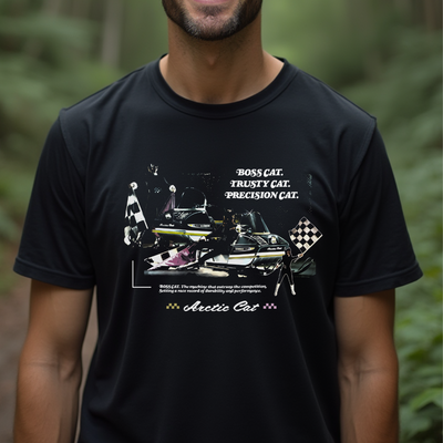 Arctic Cat® Retro Snowmobile Tee Shirt