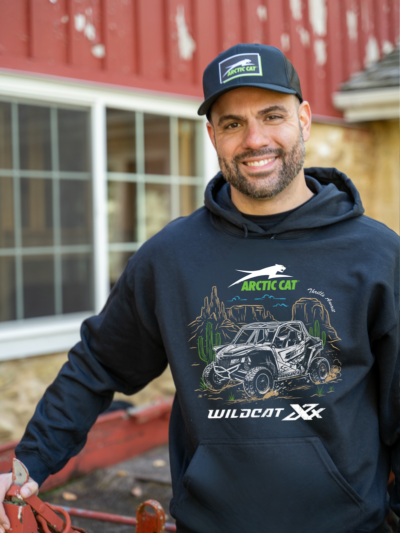 Arctic Cat Wildcat XX Black Hoodie